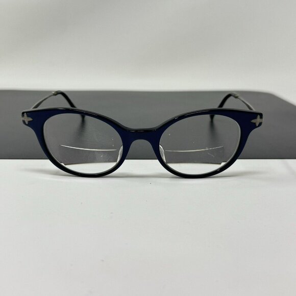 MATSUDA M2022 NVY Navy Blue 47mm Titanium Eyeglasses 47 [] 20-145 - Picture 1 of 14